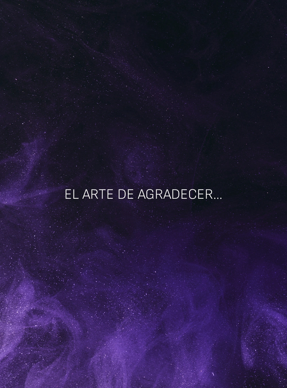 El arte de agradecer…